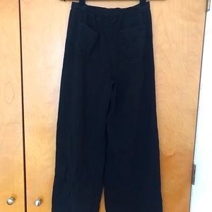 Mango black cotton pants